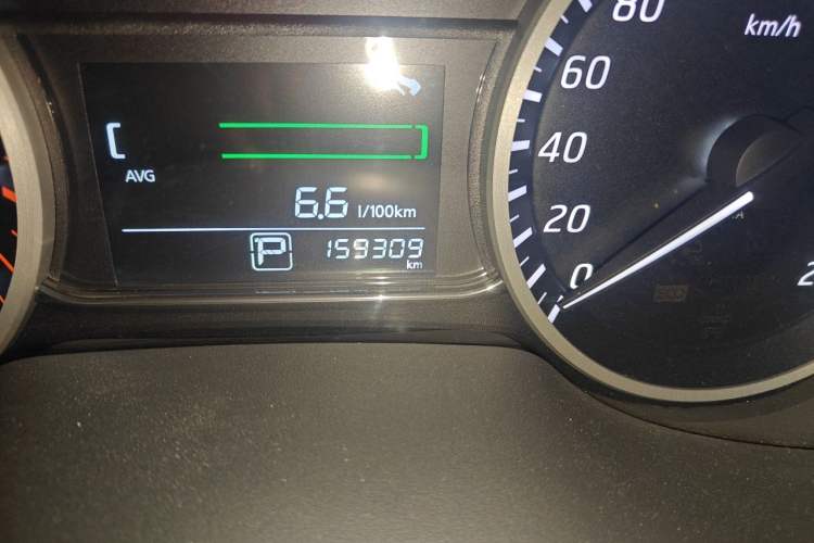 Used Nissan Sylphy 2016 1.6 XL CVT Luxury Edition Odometer Close Up