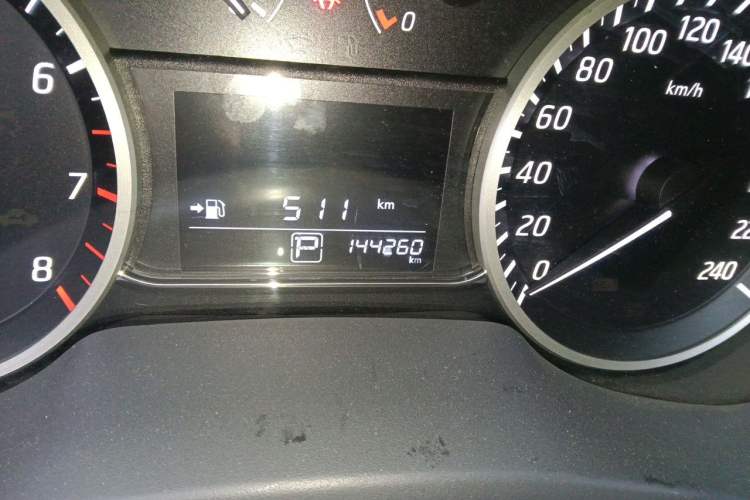 Used Nissan Sylphy 2016 1.6 XL CVT Luxury Edition Odometer Close Up