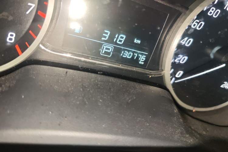 Used Nissan Sylphy 2016 1.6 XL CVT Luxury Edition Odometer Close Up