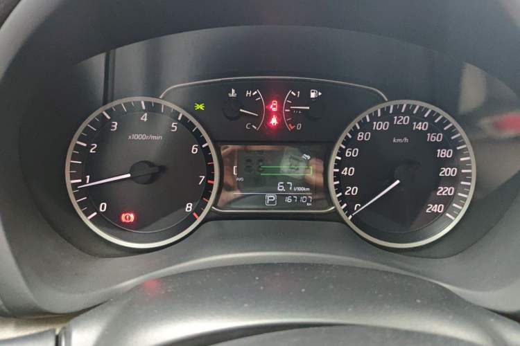 Used Nissan Sylphy 2016 1.6 XL CVT Luxury Edition Odometer Close Up