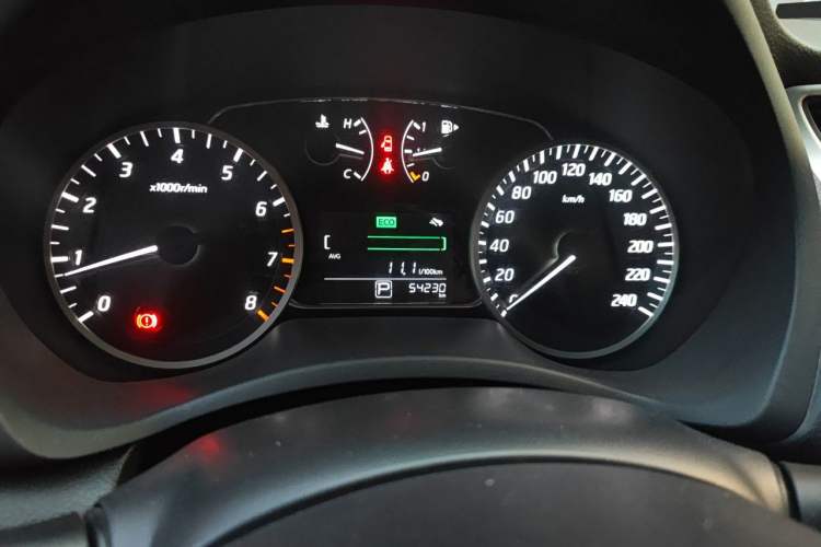 Used Nissan Sylphy 2016 1.6 XL CVT Luxury Edition Odometer Close Up