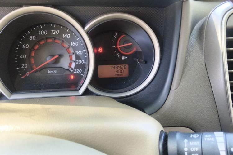 Used Nissan Sylphy 2016 Classic 1.6XE Manual Comfort Edition Odometer Close Up