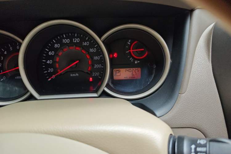 Used Nissan Sylphy 2016 1.6XE CVT Comfort Edition Odometer Close Up