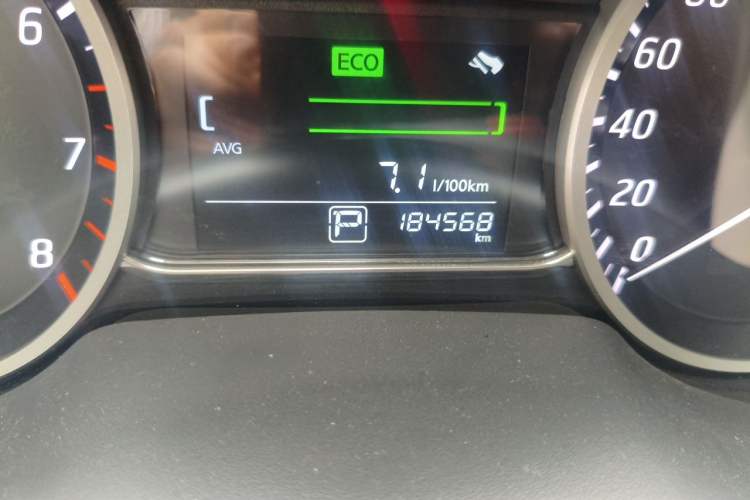 Used Nissan Sylphy 2016 1.6 XL CVT Deluxe Edition Odometer Close Up