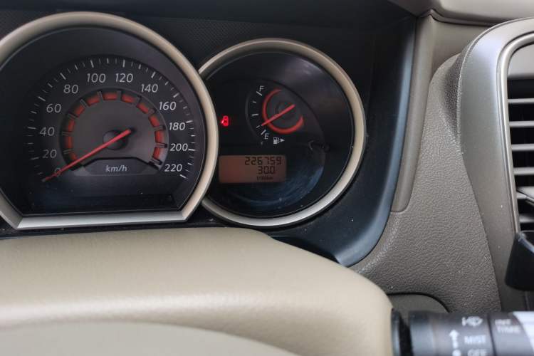 Used Nissan Sylphy 2016 Classic 1.6XE Manual Comfort Edition Odometer Close Up
