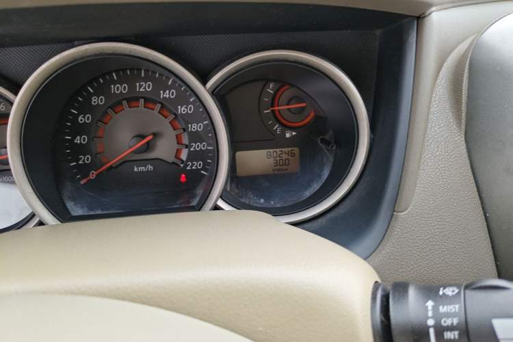 Used Nissan Sylphy 2016 Classic 1.6XE Manual Leading Edition Odometer Close Up