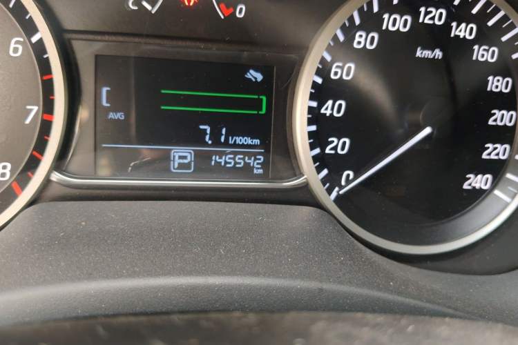 Used Nissan Sylphy 2018 1.6XV CVT Deluxe Edition Odometer Close Up