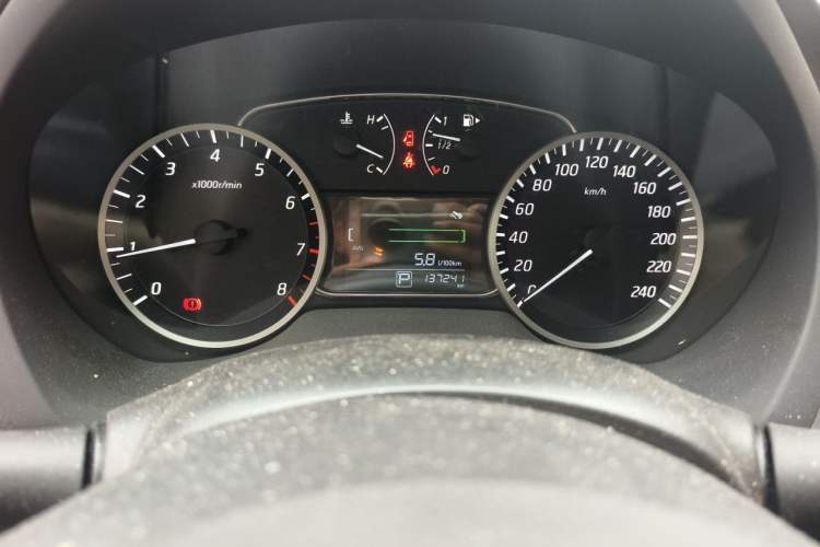 Used Nissan Sylphy 2018 1.6XV CVT Deluxe Edition Odometer Close Up