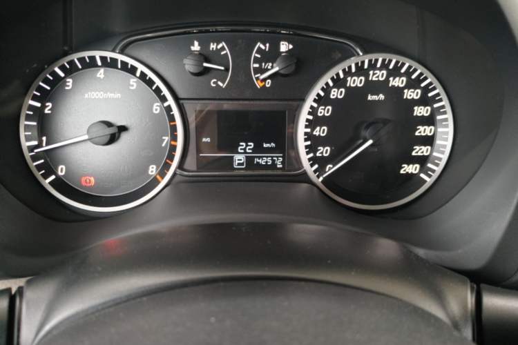 Used Nissan Sylphy 2018 1.6XV CVT Deluxe Edition Odometer Close Up