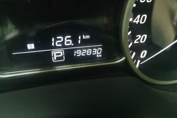 Used Nissan Sylphy 2018 1.6XV CVT Deluxe Edition Odometer Close Up