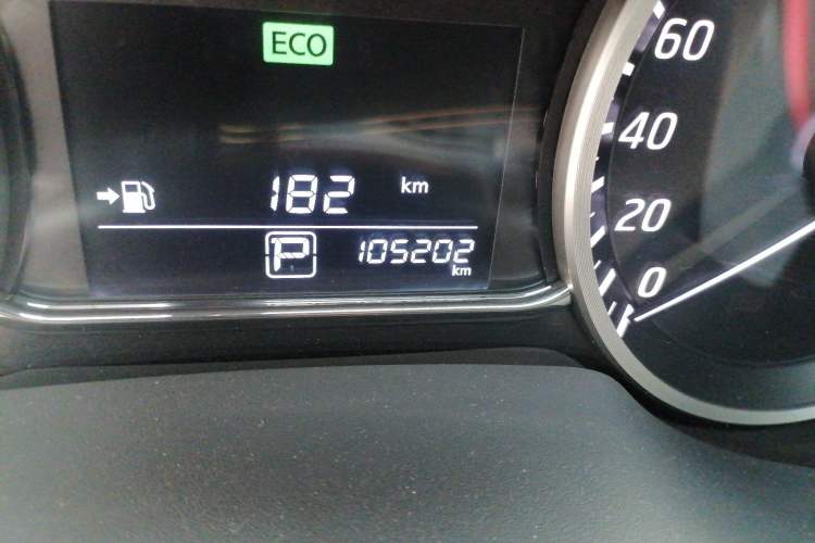 Used Nissan Sylphy 2018 1.6XV CVT Deluxe Edition Odometer Close Up