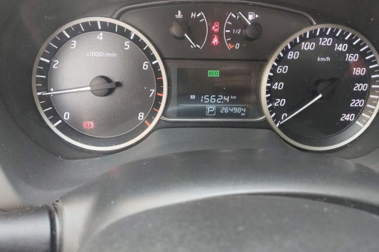 Used Nissan Sylphy 2018 1.6XV CVT Deluxe Edition Odometer Close Up