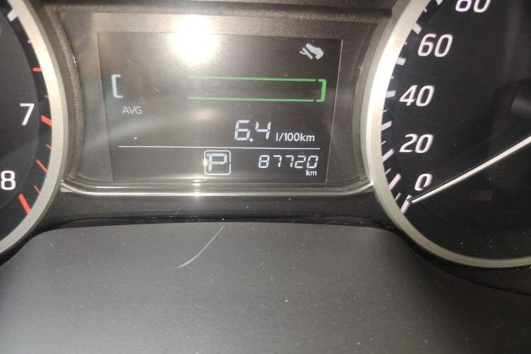 Used Nissan Sylphy 2018 1.6XV CVT Deluxe Edition Odometer Close Up