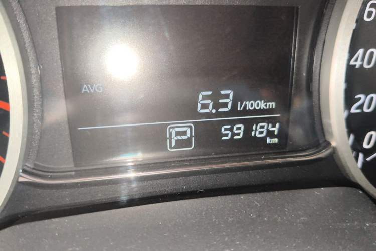 Used Nissan Sylphy 2018 1.6XV CVT Deluxe Edition Odometer Close Up