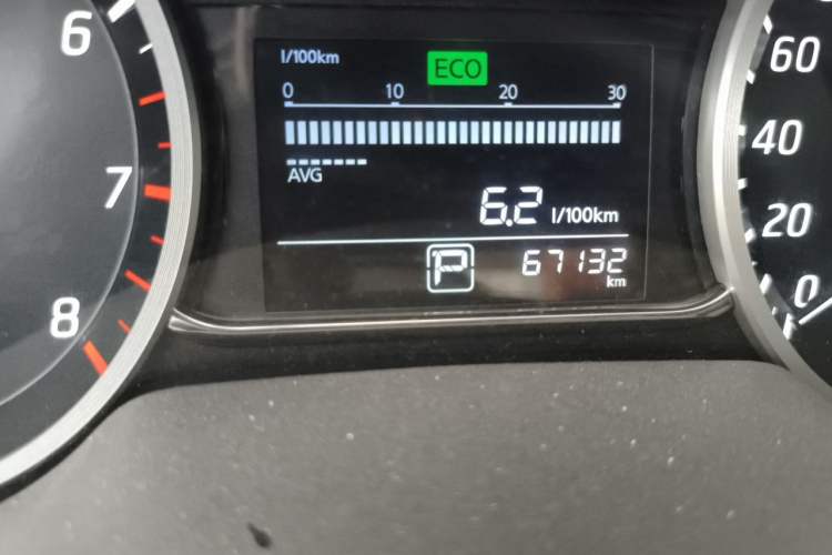 Used Nissan Sylphy 2018 1.6XV CVT Deluxe Edition Odometer Close Up