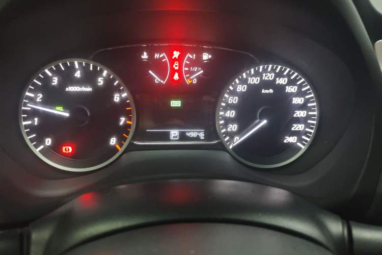 Used Nissan Sylphy 2018 1.6XV CVT Deluxe Edition Odometer Close Up