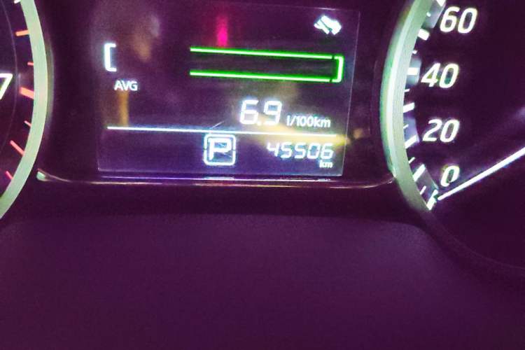 Used Nissan Sylphy 2018 1.6XV CVT Deluxe Edition Odometer Close Up