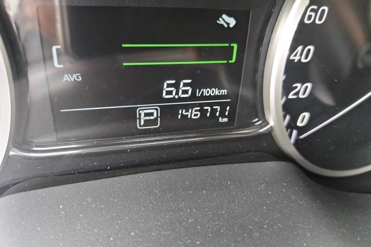 Used Nissan Sylphy 2018 1.6XV CVT Deluxe Edition Odometer Close Up