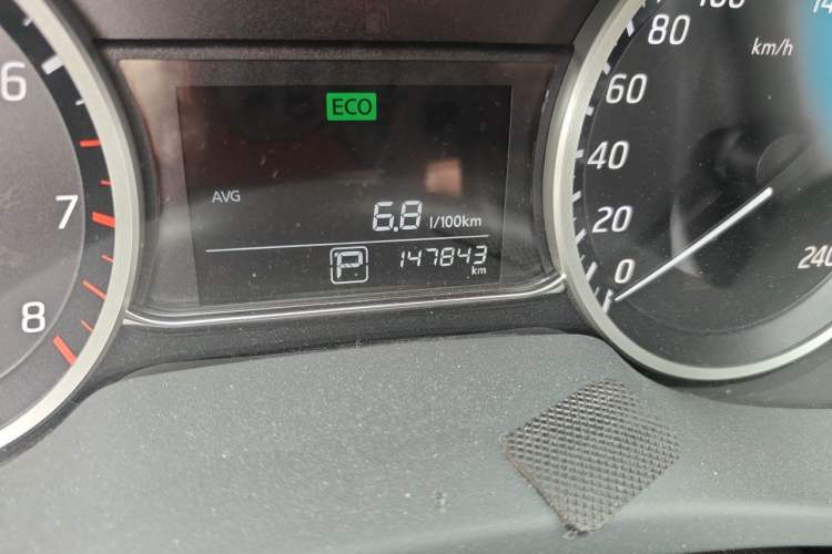 Used Nissan Sylphy 2018 1.6XV CVT Deluxe Edition Odometer Close Up