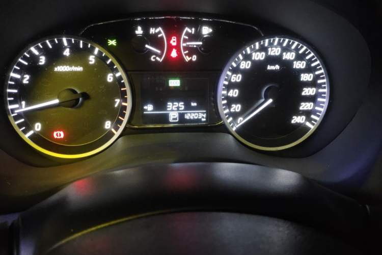 Used Nissan Sylphy 2018 1.6XV CVT Deluxe Edition Odometer Close Up