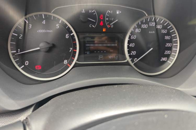 Used Nissan Sylphy 2018 1.6XV CVT Deluxe Edition Odometer Close Up