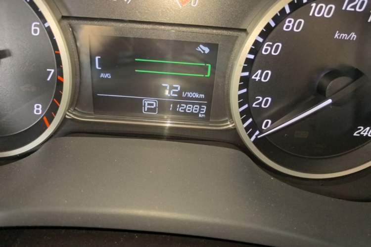Used Nissan Sylphy 2018 1.6XV CVT Deluxe Edition Odometer Close Up