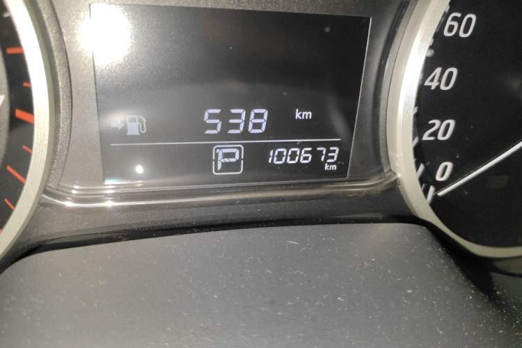Used Nissan Sylphy 2018 1.6XV CVT Deluxe Edition Odometer Close Up