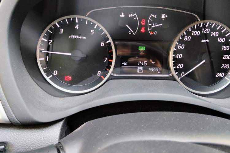 Used Nissan Sylphy 2018 1.6XV CVT Deluxe Edition Odometer Close Up