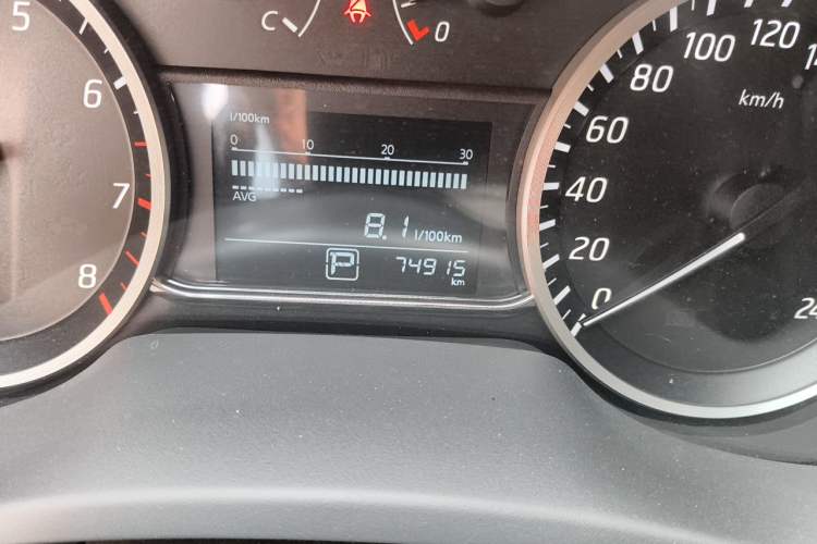 Used Nissan Sylphy 2018 1.6XV CVT Deluxe Edition Odometer Close Up