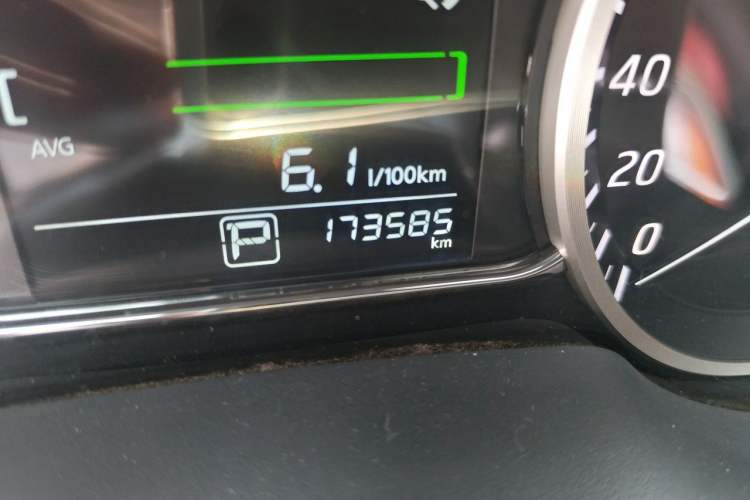 Used Nissan Sylphy 2018 1.6XV CVT Deluxe Edition Odometer Close Up