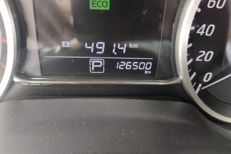 Used Nissan Sylphy 2018 1.6XV CVT Deluxe Edition Odometer Close Up