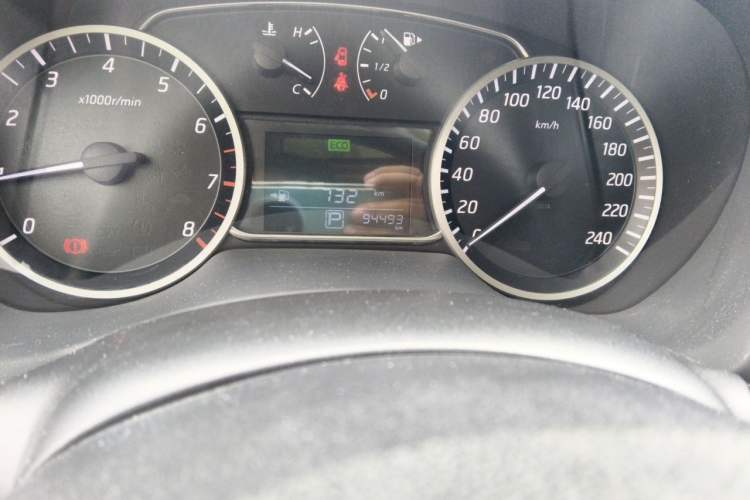 Used Nissan Sylphy 2018 1.6XV CVT Deluxe Edition Odometer Close Up