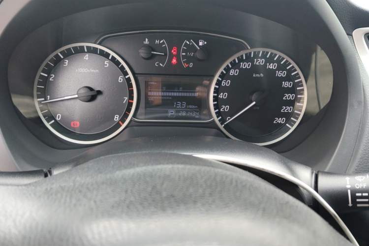 Used Nissan Sylphy 2018 1.6XV CVT Deluxe Edition Odometer Close Up