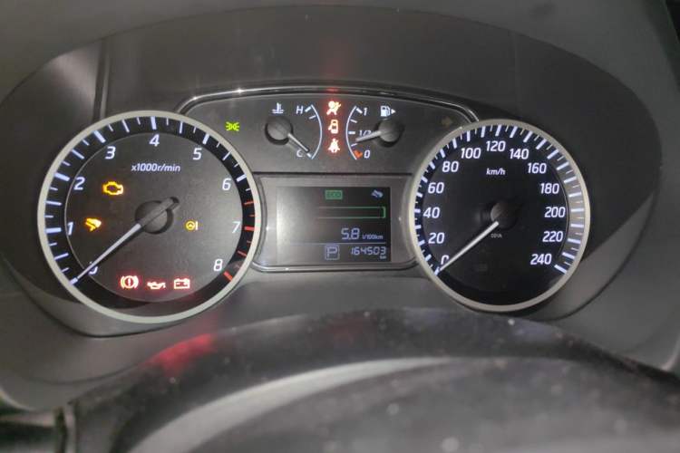 Used Nissan Sylphy 2018 1.6XV CVT Deluxe Edition Odometer Close Up