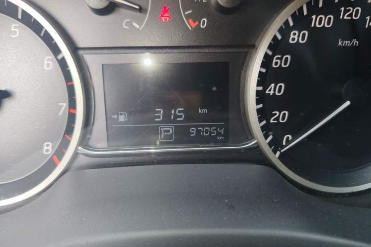 Used Nissan Sylphy 2018 1.6XV CVT Deluxe Edition Odometer Close Up