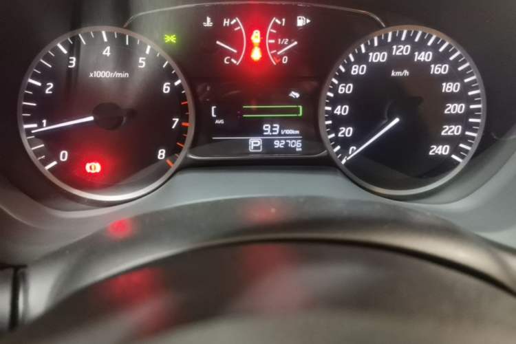Used Nissan Sylphy 2018 1.6XV CVT Deluxe Edition Odometer Close Up