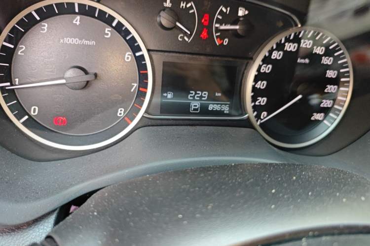 Used Nissan Sylphy 2018 1.6XV CVT Deluxe Edition Odometer Close Up