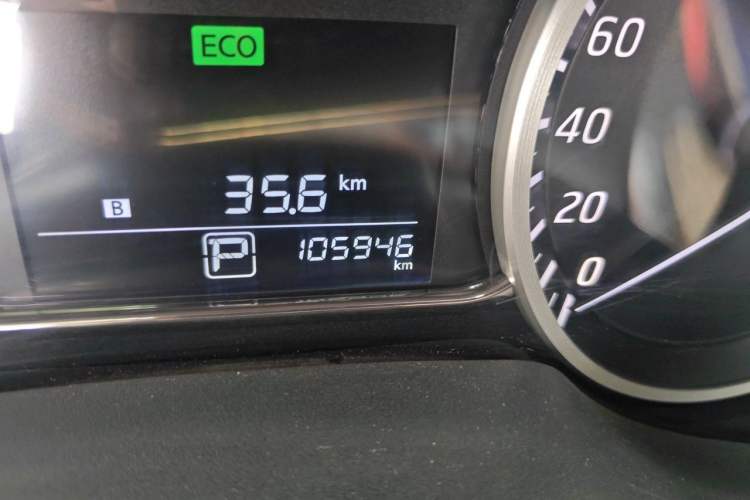 Used Nissan Sylphy 2018 1.6XV CVT Deluxe Edition Odometer Close Up