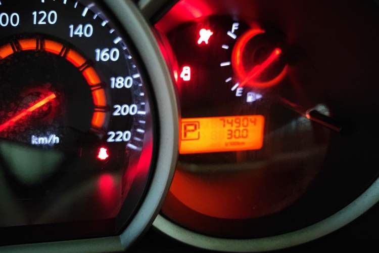 Used Nissan Sylphy 2018 Classic 1.6XE CVT Comfort Edition Odometer Close Up