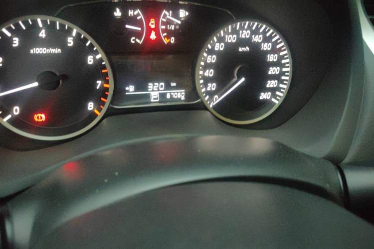 Used Nissan Sylphy 2018 1.6XV CVT Deluxe Edition Odometer Close Up