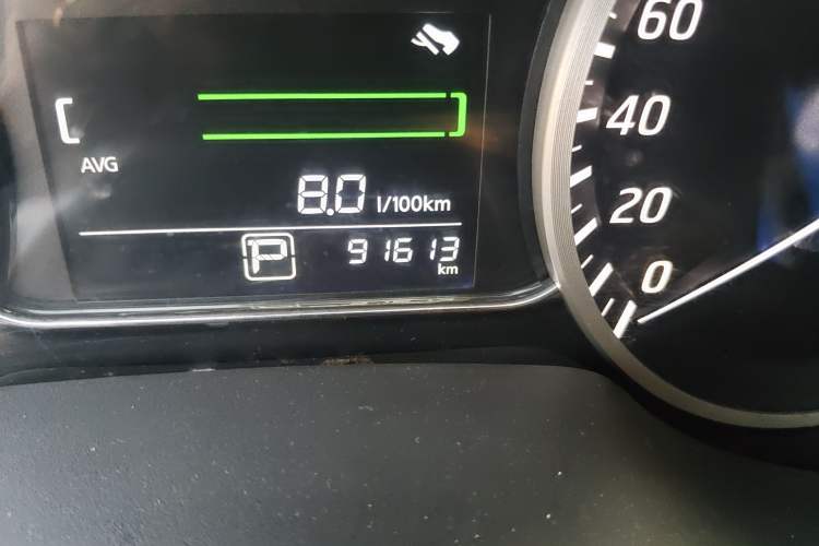 Used Nissan Sylphy 2018 1.6XV CVT Deluxe Edition Odometer Close Up