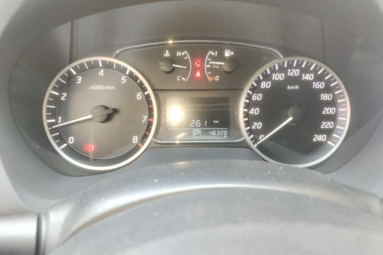 Used Nissan Sylphy 2018 1.6XV CVT Deluxe Edition Odometer Close Up