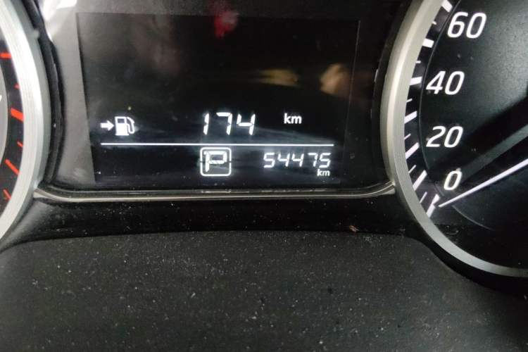 Used Nissan Sylphy 2018 1.6XV CVT Deluxe Edition Odometer Close Up