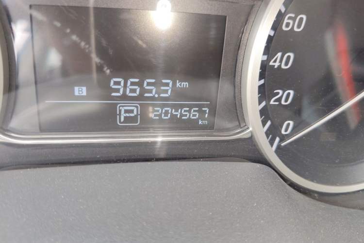 Used Nissan Sylphy 2018 1.6XV CVT Deluxe Edition Odometer Close Up