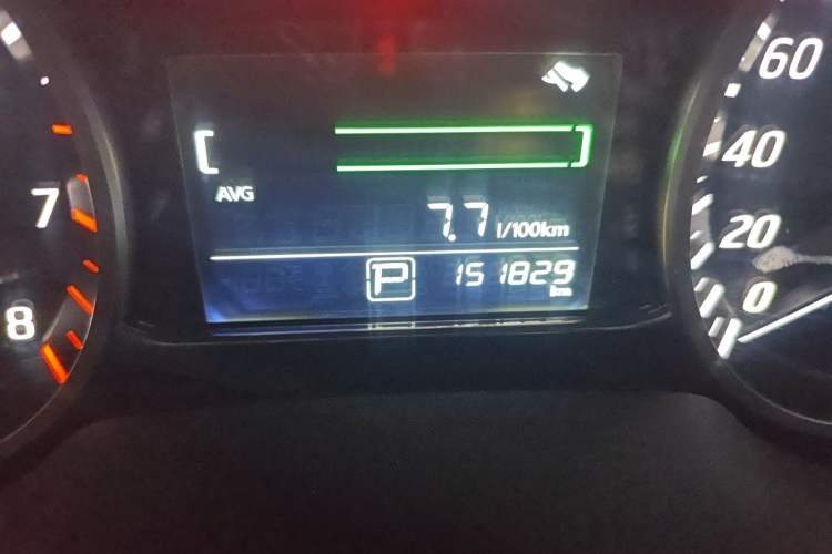 Used Nissan Sylphy 2018 1.6XV CVT Deluxe Edition Odometer Close Up