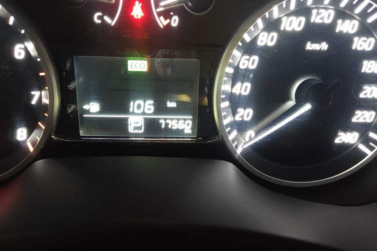 Used Nissan Sylphy 2018 1.6XV CVT Deluxe Edition Odometer Close Up
