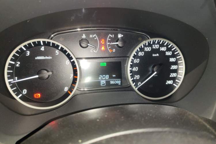 Used Nissan Sylphy 2018 1.6XV CVT Deluxe Edition Odometer Close Up