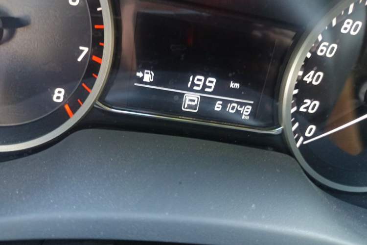 Used Nissan Sylphy 2018 1.6XV CVT Deluxe Edition Odometer Close Up