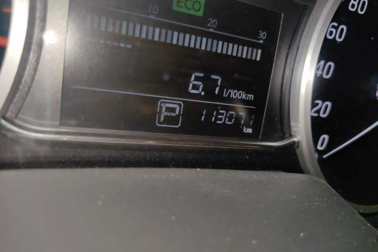 Used Nissan Sylphy 2018 1.6XV CVT Deluxe Edition Odometer Close Up