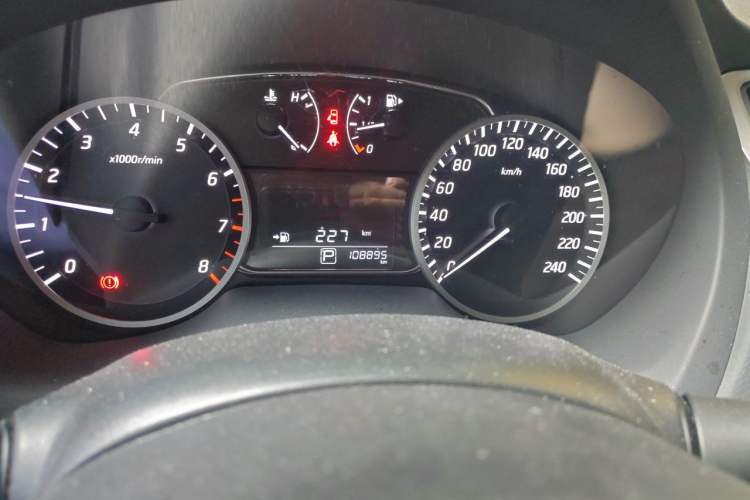 Used Nissan Sylphy 2018 1.6XE CVT Comfort Edition Odometer Close Up